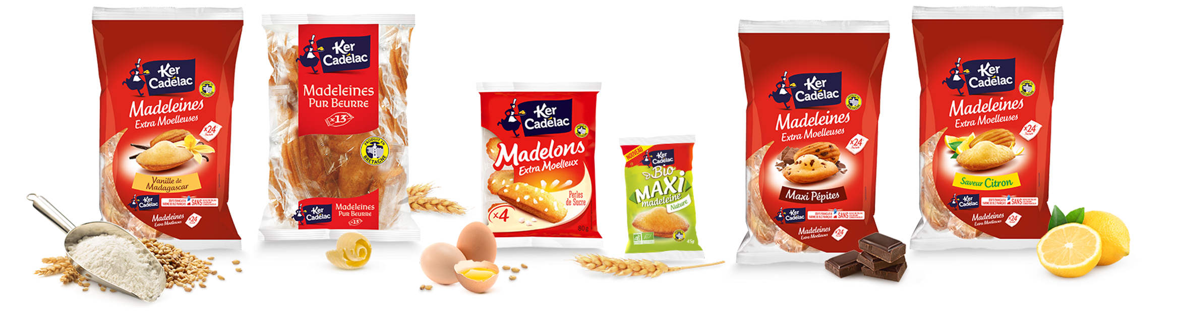 Emballage : Ker Cadélac investit le segment des madeleines à