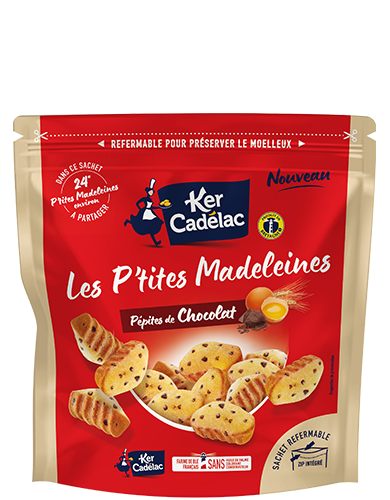 Les P’tites Madeleines Pépites de Chocolat | Ker Cadélac